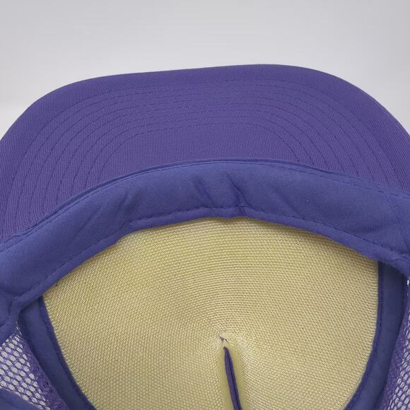 NeonTees Trucker Hat Purple Black FTK Graphic Mesh Back Adjustable Snapback OS - Picture 8 of 9